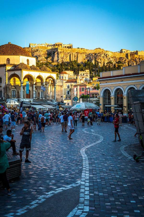 Athens Color Cube Daire Dış mekan fotoğraf